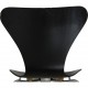 Sæt med 4 sorte Arne Jacobsen Syver stole