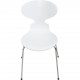 Sæt af 6 hvide Arne Jacobsen Myrer