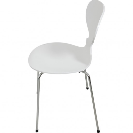 Sæt af 6 hvide Arne Jacobsen Myrer