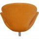 Arne Jacobsen Svane stol i gul alcantara