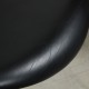 Sæt med 6 Arne Jacobsen Syver stole i sort Essential læder