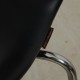 Sæt med 6 Arne Jacobsen Syver stole i sort Essential læder