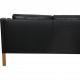 Børge Mogensen 2213 3-personers sofa i sort læder