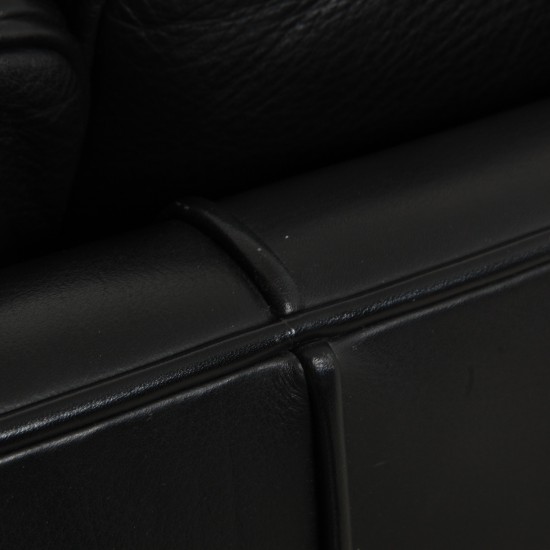 Børge Mogensen 2213 3-personers sofa i sort læder