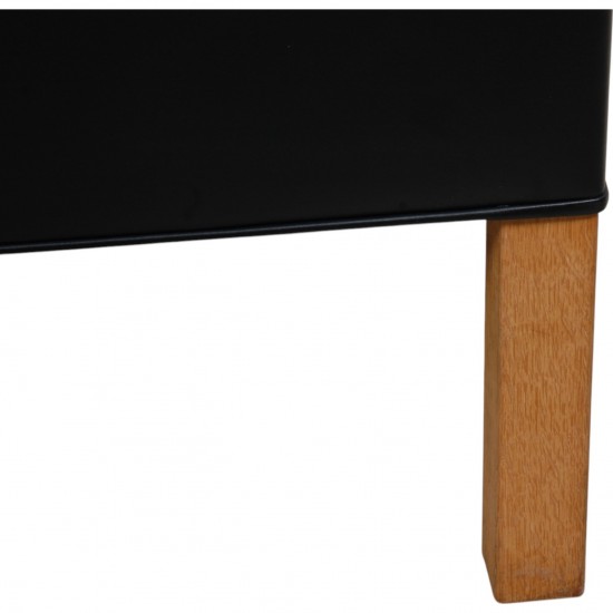 Børge Mogensen 2213 3-personers sofa i sort læder