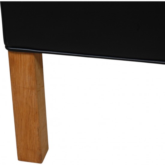 Børge Mogensen 2213 3-personers sofa i sort læder