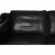 Børge Mogensen 2213 3-personers sofa i sort læder