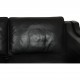 Børge Mogensen 2213 3-personers sofa i sort læder
