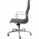 Charles Eames Ea-119 kontorstol i sort læder