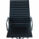 Charles Eames Ea-119 kontorstol i sort læder