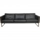 Hans Wegner CH-103 3.seater sofa in grey leather