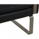 Hans Wegner CH-103 3.seater sofa in grey leather