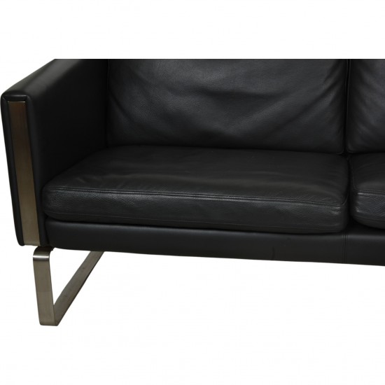 Hans Wegner CH-103 3.seater sofa in grey leather