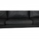 Hans Wegner CH-103 3.seater sofa in grey leather