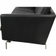 Hans Wegner CH-103 3.seater sofa in grey leather