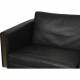 Hans Wegner CH-103 3.seater sofa in grey leather