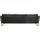 Hans Wegner CH-103 3.seater sofa in grey leather