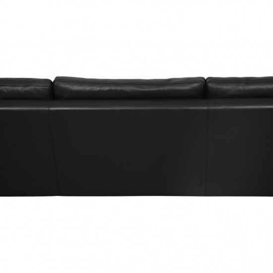 Hans Wegner CH-103 3.seater sofa in grey leather