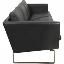 Hans Wegner CH-103 3.seater sofa in grey leather
