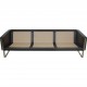 Hans Wegner CH-103 3.seater sofa in grey leather