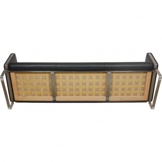 Hans Wegner CH-103 3.seater sofa in grey leather