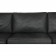 Hans Wegner CH-103 3.seater sofa in grey leather