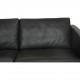 Hans Wegner CH-103 3.seater sofa in grey leather