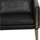 Hans Wegner CH-103 3.seater sofa in grey leather