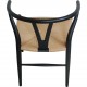 Sæt med 4 sorte Hans Wegner CH24 stole