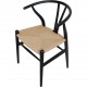 Sæt med 4 sorte Hans Wegner CH24 stole