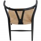Sæt med 4 sorte Hans Wegner CH24 stole