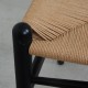 Sæt med 4 sorte Hans Wegner CH24 stole