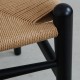 Sæt med 4 sorte Hans Wegner CH24 stole