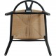 Sæt med 4 sorte Hans Wegner CH24 stole