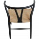 Sæt med 4 sorte Hans Wegner CH24 stole