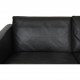 Hans Wegner CH-103 2-personers sofa i gråt læder