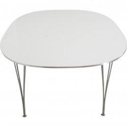 Piet Hein hvidt Super elipse bord 180x120 Cm 1989