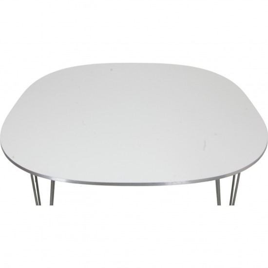 Piet Hein hvidt Super elipse bord 180x120 Cm 1989