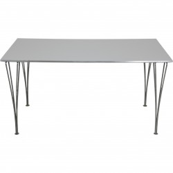 Piet Hein gråt firkantet bord 140x80 Cm