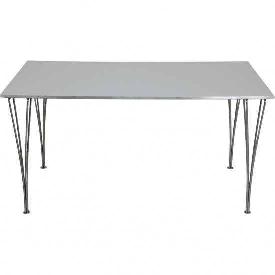 Piet Hein gråt firkantet bord 140x80 Cm