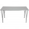 Piet Hein gråt firkantet bord 140x80 Cm