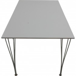 Piet Hein gråt firkantet bord 140x80 Cm