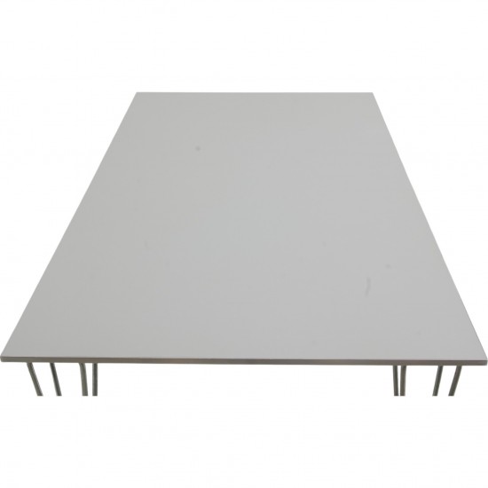 Piet Hein gråt firkantet bord 140x80 Cm