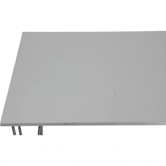 Piet Hein gråt firkantet bord 140x80 Cm