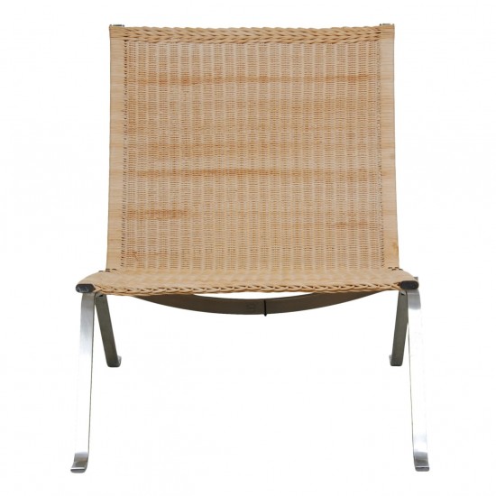 Poul Kjærholm PK-22 lounge chair patinated wicker