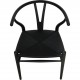 Sæt med 2 sorte Hans Wegner CH24 stole