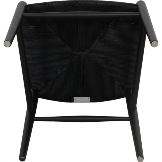Sæt med 2 sorte Hans Wegner CH24 stole