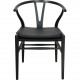 Sæt med 2 sorte Hans Wegner CH24 stole
