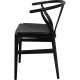 Sæt med 2 sorte Hans Wegner CH24 stole