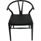Sæt med 2 sorte Hans Wegner CH24 stole